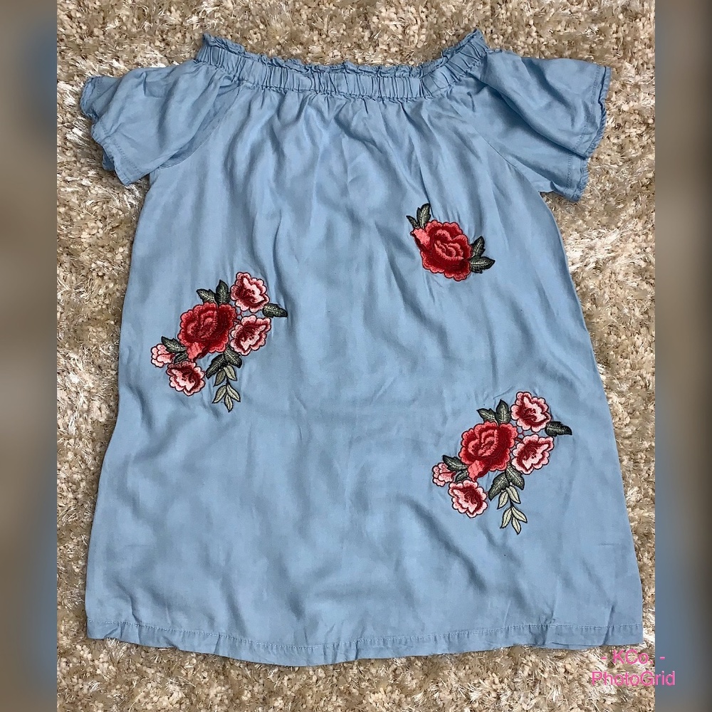 Ana & Co. Casual Off-The-Shoulder Dress